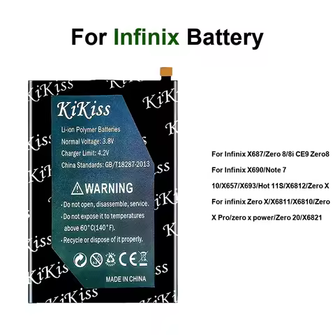 Mobile Phone Battery High-Capacity BL-44CX BL-49GX BL-44EX 5200-5600mAh For Infinix X687 X690 7 8 Ze