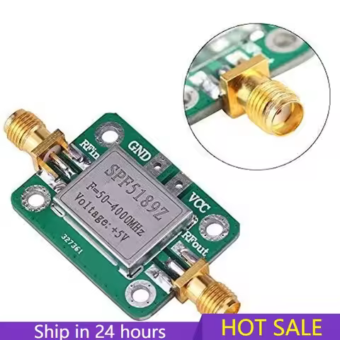 SPF5189 LNA 50-4000MHz/5-6000mhz RF Low Noise Broadband Signal Amplifier 0.6dB/20dB Gain RF Signal R