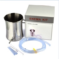 Waist-shaped Stainless Steel Enema Bucket Enema Bucket Enema Coffee Enema Irrigation Enema Bag Sausa