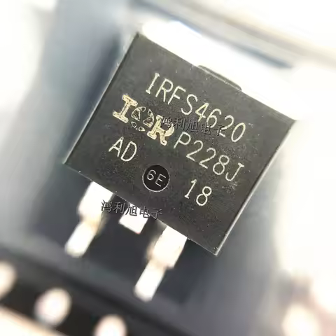 5pcs/Lot IRFS4620TRLPBF TO-263 IRFS4620 N-Channel MOSFET D2PAK-3 200V 24A 78mOhm 25nC Qg Operating T