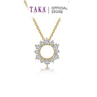 TAKA Jewellery Cresta Diamond Necklace 9K