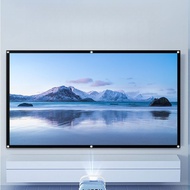 HD View Anti-Light Screen Customized Supported Simple Folding Projector Metal Da-Mat Screen Portable