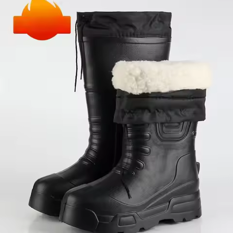 Waterproof Men's Fashion Shoes High Boots Rubber Boots Adult Rain Shoes Male Mid Work Safety Pvc Sho