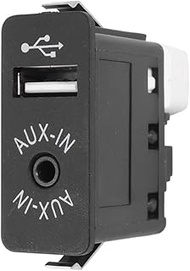 GeRRiT Car USB AUX in Plug Auxiliary Input Socket Adapter for BMW E81 E87 E90 F10 F12 E70 X4 X5 X6