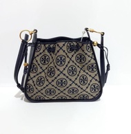 Tas Wanita Tory Burch T Monogram Bell Jacquard Bag Tory Navy Original