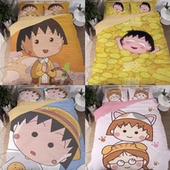 櫻桃小丸子 床單套裝 枕頭袋 被套 床上用品 花輪同學 床笠 公仔 禮物