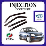 KELISA DOOR VISOR 2.5"  HIGH QUALITY ORIGINAL DESIGN INJECTION AIR PRESS WINDOW VISOR [PERODUA KELIS