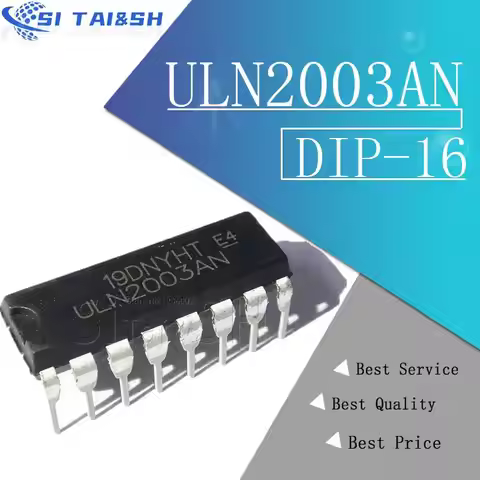 10PCS ULN2003AN DIP-16 ULN2003 ULN2003APG DIP ULN2003ADR ULN2004AN ULN2004ADR ULN2004 ULN2003AIPWR U