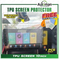 Player Screen Tempered Glass Protector Proton X50 X-50 2021 - 2025 Interior Accessories Android 9" 1