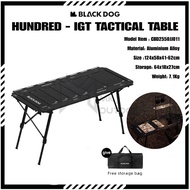 BLACKDOG Outdoor IGT Table Folding Adjustable Aluminum Alloy Camping Tactical Table Portable IGT Set