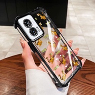 YBD Phone Case For Motorola Moto Edge 50 Fusion G60 G60S G40 Fusion Butter Bear and Smiling Tiger An