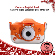 Kamera Anak-anak Sa Ganda 40MP HD Kamera Video Digital 20 Inci Layar