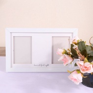 Hand Footprint Photo Frame Newborn Three-Link Type Full Month Anniversary Photo Frame Baby Hand Foot