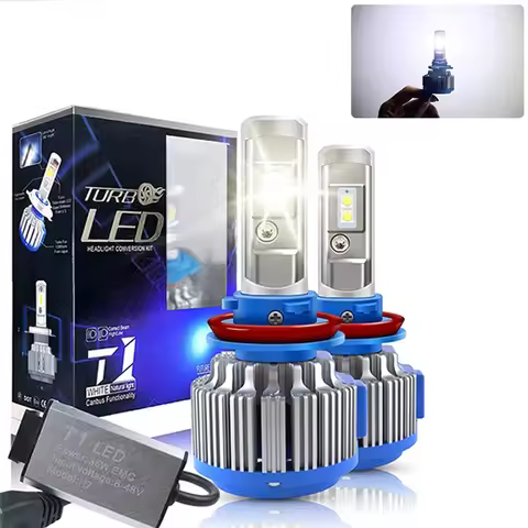 2PCS T1 H4 Led Headlight H1 H3 H7 H11 H13 9004 9005 9006 9007 881 70W 7000LM Car Light Auto Fog Lamp
