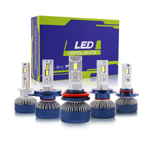 2pcs Y2 12V/24V White Light LED Headlights H7 H4 H1 H11 HB3 HB4 9005 9006 Fog Lamp Bulb for Cruze Ca