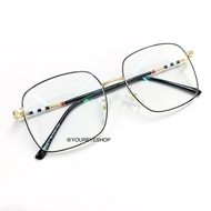 [COD] แว่ตากรองแสงทรงเหลี่ยม เลนส์มัลติโค้ทเปลี่ยนสีออโต้บลู รุ่น 3448AB