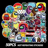 Among Us Stickers 50Pcs/Set Game Waterproof Stickers Decal for Toys