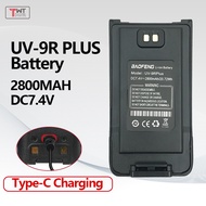 Baofeng UV-9R Plus Li-ion Battery Type-c Charging for Baofeng Waterproof UV9R Plus V2 Walkie Talkie 