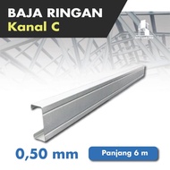 Baja Ringan 0,50 mm / Canal C / Truss Baja / Kanal C / C75 / CNP 75