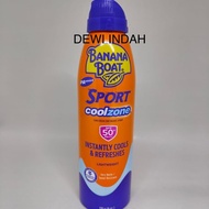 New Banana Boat Sport Coolzone Spray Spf 50