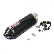 Triangle shape carbon fiber motorcycle exhaust muffler Yoshimura Exhaust R77 R11 Escape Pipe bike ex