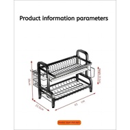 Kitchen Tableware Storage Box Multifunctional Cupboard Drain Rack Shelf Cupboard Storage Box Bowls