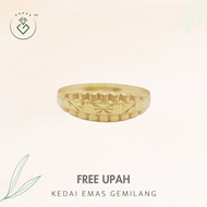 [Kedai Emas Gemilang] 2001720 Gold Ring (19) (0.96G) [916 Gold]