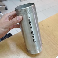 20 cm 2-1/ 2" Stainless Steel Nipple Pipe - 20 cm Inch Pipe