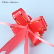 shi 20 Pcs Ribbon Pull Bows Gift Knot Ribbon Wedding Gift Decoration Gift Wrapping Bows Packing Car Decor nn