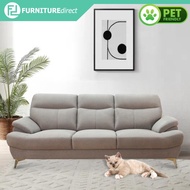 LOFT Design TESSA 123 Seater Pet Friendly Anti cat scratch Fabric Sofa-Grey