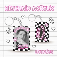 GANTUNGAN [ TREASURE ] K POP ACRYLIC KEYRING ACRYLIC KEYCHAIN FREEBIES TREASURE MAKER TEUME