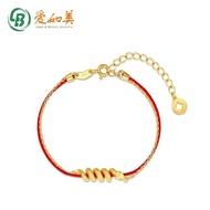 Pure Silver Red Rope Women's Red Bracelet Woven Zodiac Year Bracelet Snake Year Gift Original Design