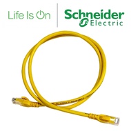 Schneider DC6PCURJ01YLM Digilink Cat6 Patch Cord UTP 1 meter Yellow