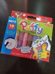 AMOS Puffy Paint 膨脹顏料 發泡膠顏料 風筒膨脹顏料10色