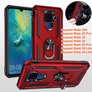 For Huawei Mate 20X Mate 20 Mate 20 Pro Mate 30 Mate 30 Pro Mate 20 Lite Mate 30 Lite Case,Luxury Shockproof Armor Phone Case Rugged Magnetic Ring Holder Kickstand Protective Cover