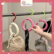 GANTUNGAN Round Hanger Clothes Hat Bag Hanger Aesthetic Hanger Wardrobe Hijab Hook Plastic Nice