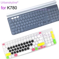 #Tongfa Technology# K780 Keyboard Cover for Logitech K780 Wireless Bluetooth Clear Black Protector Skin Case Film Silicon TPU Case Slim for Logi