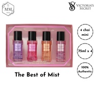 [Moomoocos] Tách set Victoria Secret The Best of Mist xịt thơm mini Bare Vanilla Pure Seduction Velv