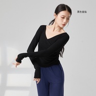 Modern Dance Shape Dance Practice Clothes Classical Dance Spring Autumn Long-Sleeved Finger-Pulling 