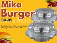 Mika Burger isi 50 pcs | Mika Burger BX-85 | Mika Plastik Burger/Salad Sayur