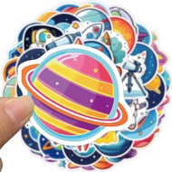 [Large Sticker]50PCS Kawaii Space Planet Graffiti Stickers Planet Meteorite Astronaut Sticker for No