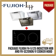 [BUNDLE] FUJIOH FH-5125 Induction Hob 60cm and FR-SC2090R/V Chimmey Cooker Hood 90cm