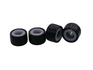 Pro Fingerboard Wheels Handmade Black with White Core Finger Skateboard Wheels - Ultra Spin Bearings
