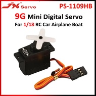 JX PS-1109HB 9G Mini Servo 1.89kg Torque Plastic Gear Micro Digital Servo 4.8V-6V For 1/18 RC Car Pl