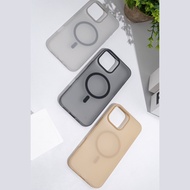Case For iphone 16 Promax Silicone Magnetic Charging DECON DC-SI02 Mag