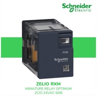 Zelio RXM MINIATURE RELAY 2 C/O VAC + LED - RXM2LB2B7