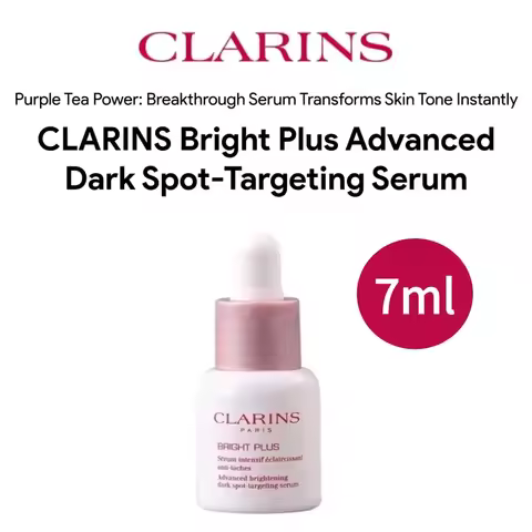 Clarins Bright Plus Advanced Brightening Dark Spot-Targeting Serum 7ml, Original Clarins Skin Cares 