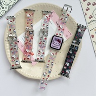 TPU Cartoon KT cat Strap for Apple iWatch Series 11 3456789S10 Watch Band Apple Watch Strap 45mm 46m