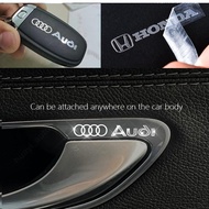 Audi Logo 3D Exterior Metal Sticker Car Interior Decorative Sticker Rearview Mirror Window Creative 