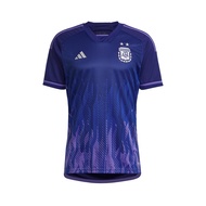 เสื้อแชมป์โลก!! เสื้อฟุตบอล Argentina World Cup 2022 ทีมชาติอาร์เจนติน่า ฟุตบอลโลก ของแท้ป้ายราคาไทย ม่วง(แฟน) S